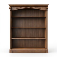 Photo of Bookcase Isolated on white background