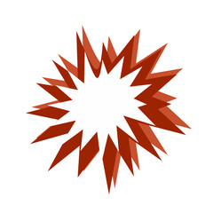 Set of Black Cartoon Explosion shape. starburst, comic cartoon shape design element vector illustration