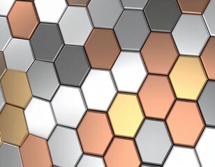 Abstract Geometric Hexagon Pattern Background