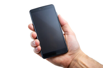 hand holding mobile phone