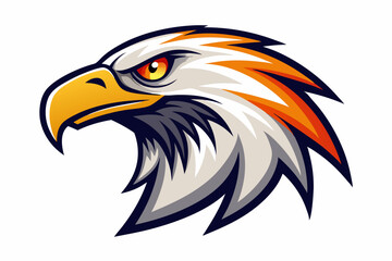 Obraz premium eagle head logo vector on white background