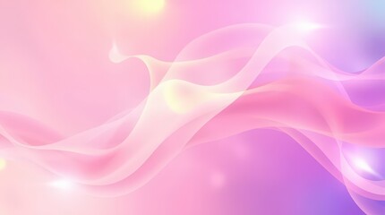 Abstract Pink and Purple Wave Background