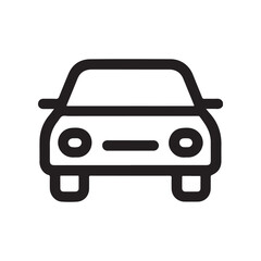 Obraz premium Outline car icon