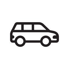 Outline car icon