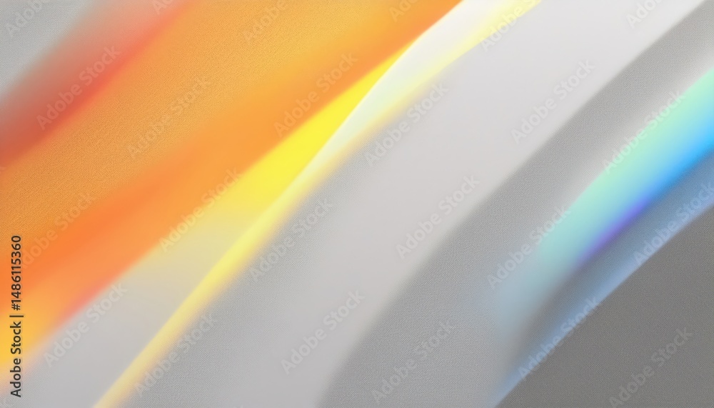 Poster soft gradient light wave with abstract color spectrum blur in motion for modern web design, digital branding, or minimalist print background

