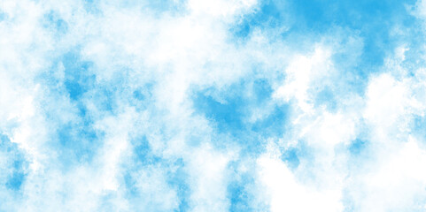 abstract white cloud on blue sky background, Light sky blue shades watercolor grunge blue background, blurred and grainy Blue powder explosion on white background.