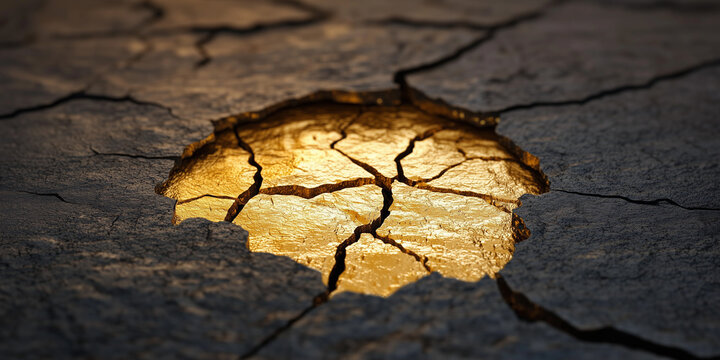 Economic growth amid inflation analyzing monetary policy effects on cracked earth landscapes