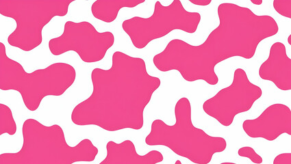 Pink Cow Print Background – Trendy Animal Print Pattern for Designs