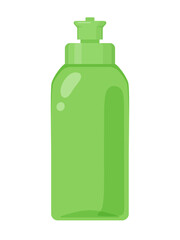緑の食器用洗剤のボトルのイラスト