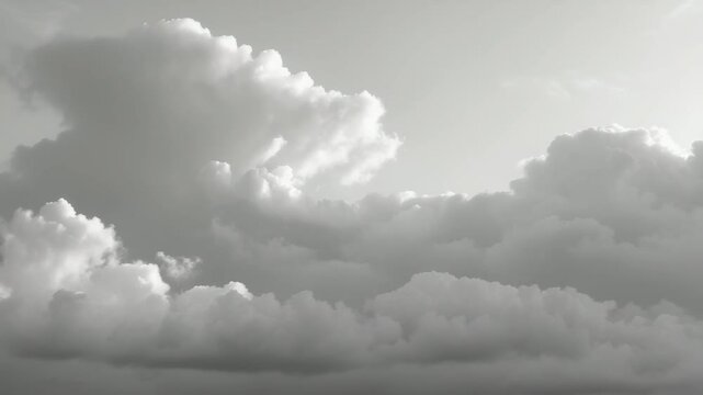 The gray cloud. Overcast sky with thick clouds in poor weather. White clouds. Grey cloud background.