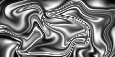 Obraz premium The texture of black and white marble for a pattern of packaging in a modern style. Silver liquid texture.Black and white liquid background texture. 