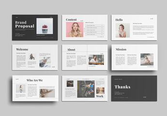 Brand Proposal Presentation Design