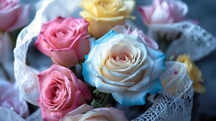 Unveiling the vibrant fabric of nature, where blossoms dance and hues thrive.