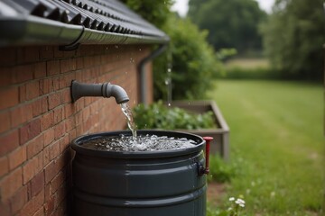 Collecting rainwater A guide to using rain barrels for gardening and home water conservation