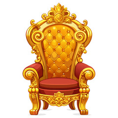golden luxury armchair