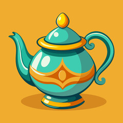 teapot and cup