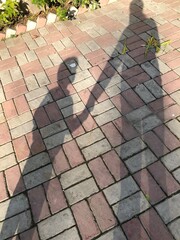 Fototapeta premium man walking on the street
