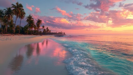 Stunning Sunrise on Tropical Coast