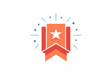 bookmark ribbon with star