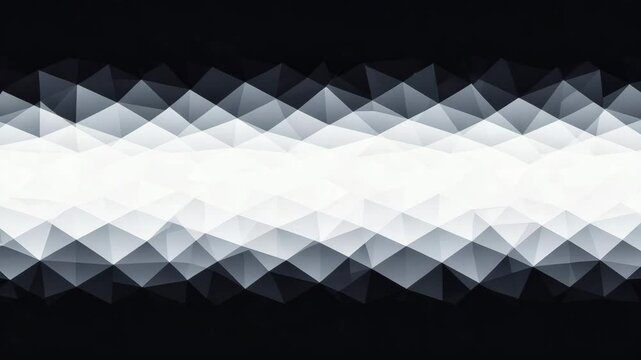 White polygonal pattern background with flat center stripe	