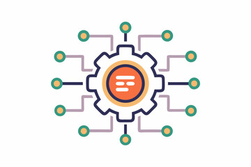 gear with code brackets icon