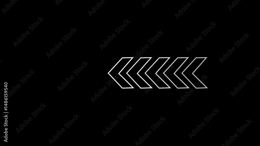Poster arrow design for navigation and direction. abstract arrow elements design for navigation and directi