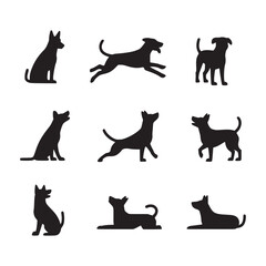Showcasing Diverse Breeds and Dynamic Poses for Pet Enthusiasts, Veterinary Professionals, and Canine Coaches – Embodying the Spirit of Animal, Canine, Domestic Charm, Cute Appeal, Friendly Nature, Lo