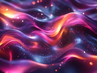 Colorful neon fluid surface energy high resolution photo