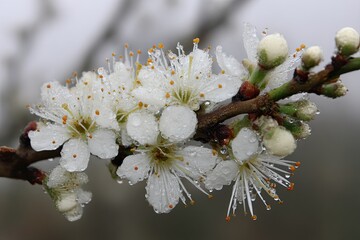 Delicate White Blossoms Announce the Arrival of Spring