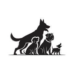 Showcasing Diverse Breeds and Dynamic Poses for Pet Enthusiasts, Veterinary Professionals, and Canine Coaches – Embodying the Spirit of Animal, Canine, Domestic Charm, Cute Appeal, Friendly Nature, Lo