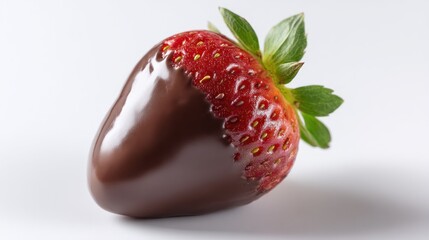 Chocolate-dipped strawberry