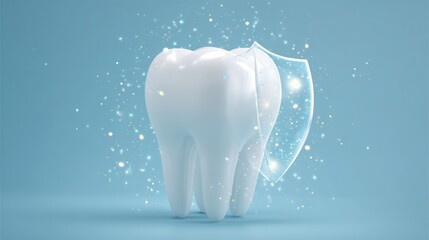 Healthy tooth protected by shield (1)