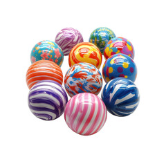 Obraz premium Colorful Marbled Balls Group Shot