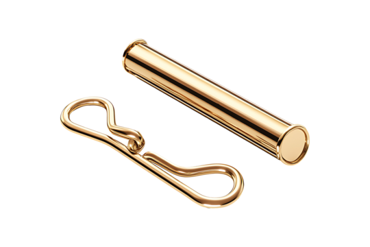 Lapel pi isolated on transparent background
