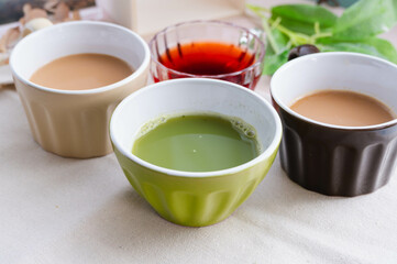 温かい飲み物4種類