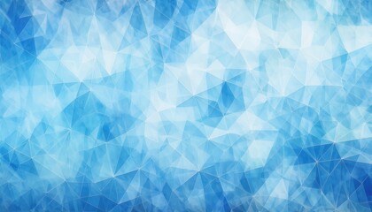 Obraz premium abstract layered icy blue polygon background with crystal effect for web design and branding