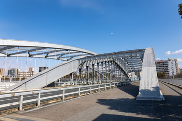 桜宮橋・新桜宮橋（銀橋・新銀橋）／（2025年2月撮影）