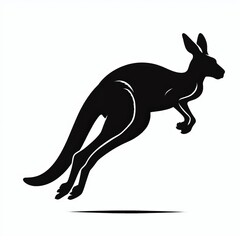 Fototapeta premium kangaroo silhouette