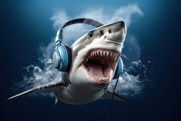 Shark animal fish underwater.