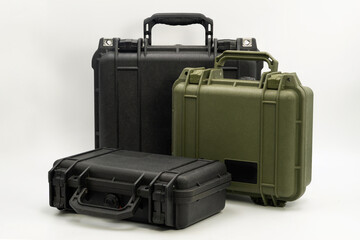 Rugged suitcase collection featuring durable materials for outdoor and travel needs
