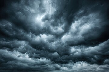 Obraz premium Ominous Gray Tones of the Approaching Tempest