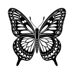 butterfly vector art silhouette