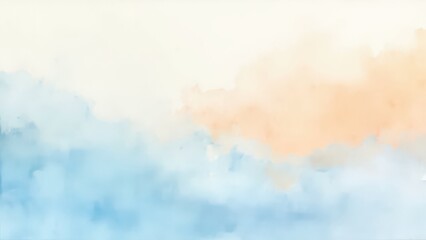 Abstract perico-blue background with picturesque light tints. Ideal for wallpaper, printing on fabric.