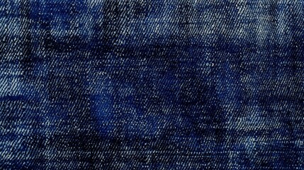 Naklejka premium Vibrant blue background showcasing the intricate denim texture.