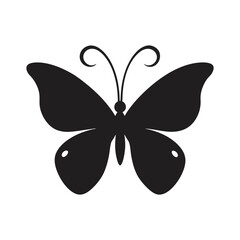 butterfly vector illustration logo vector silhouette