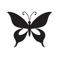 butterfly vector illustration logo vector silhouette