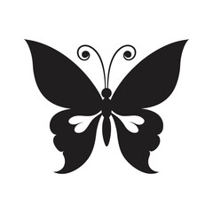 butterfly vector illustration logo vector silhouette