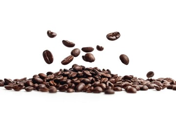 Naklejka premium Coffee beans photography beverage football.