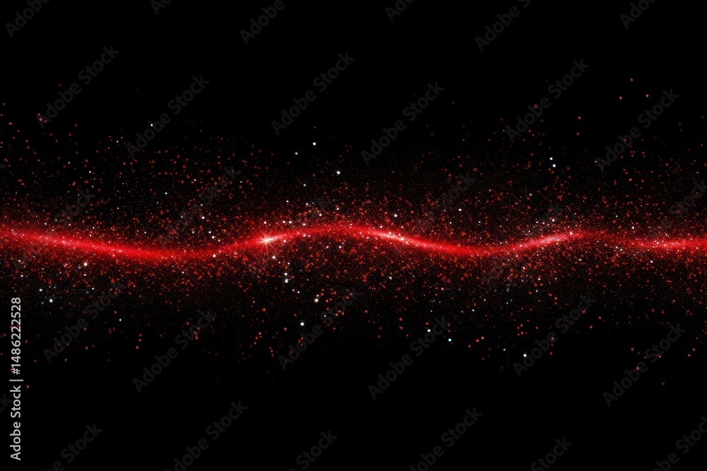 Canvas Prints red glitter borders backgrounds astronomy nebula.