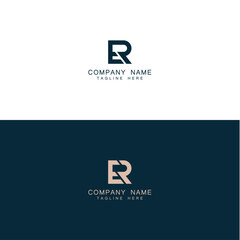 FR or RF letter logo. Unique attractive creative modern initial FR RF F R initial based letter icon logo